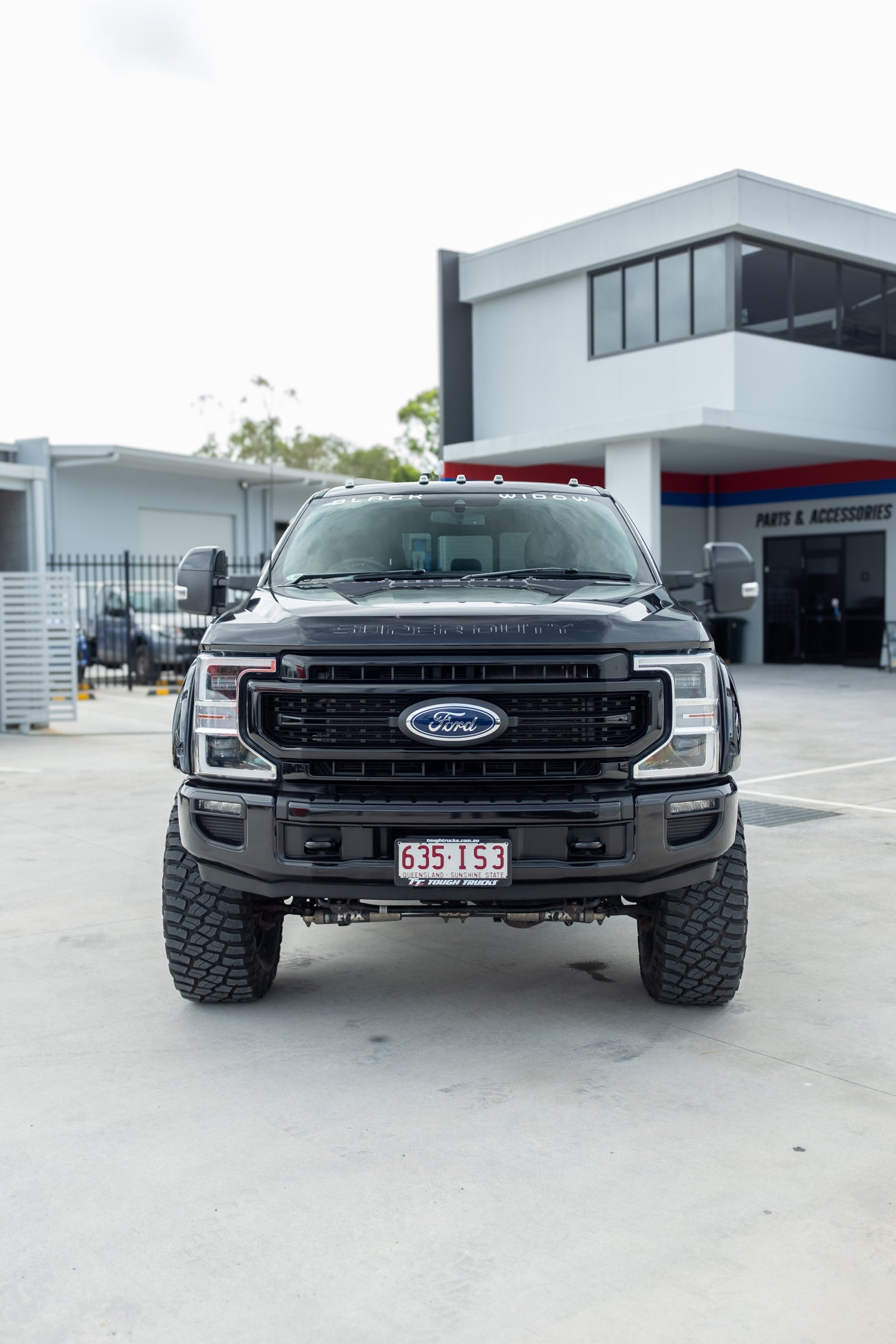 2022 FORD F250 LARIAT 'BLACK WIDOW' by SCA PERFORMANCE (STOCK #1002)