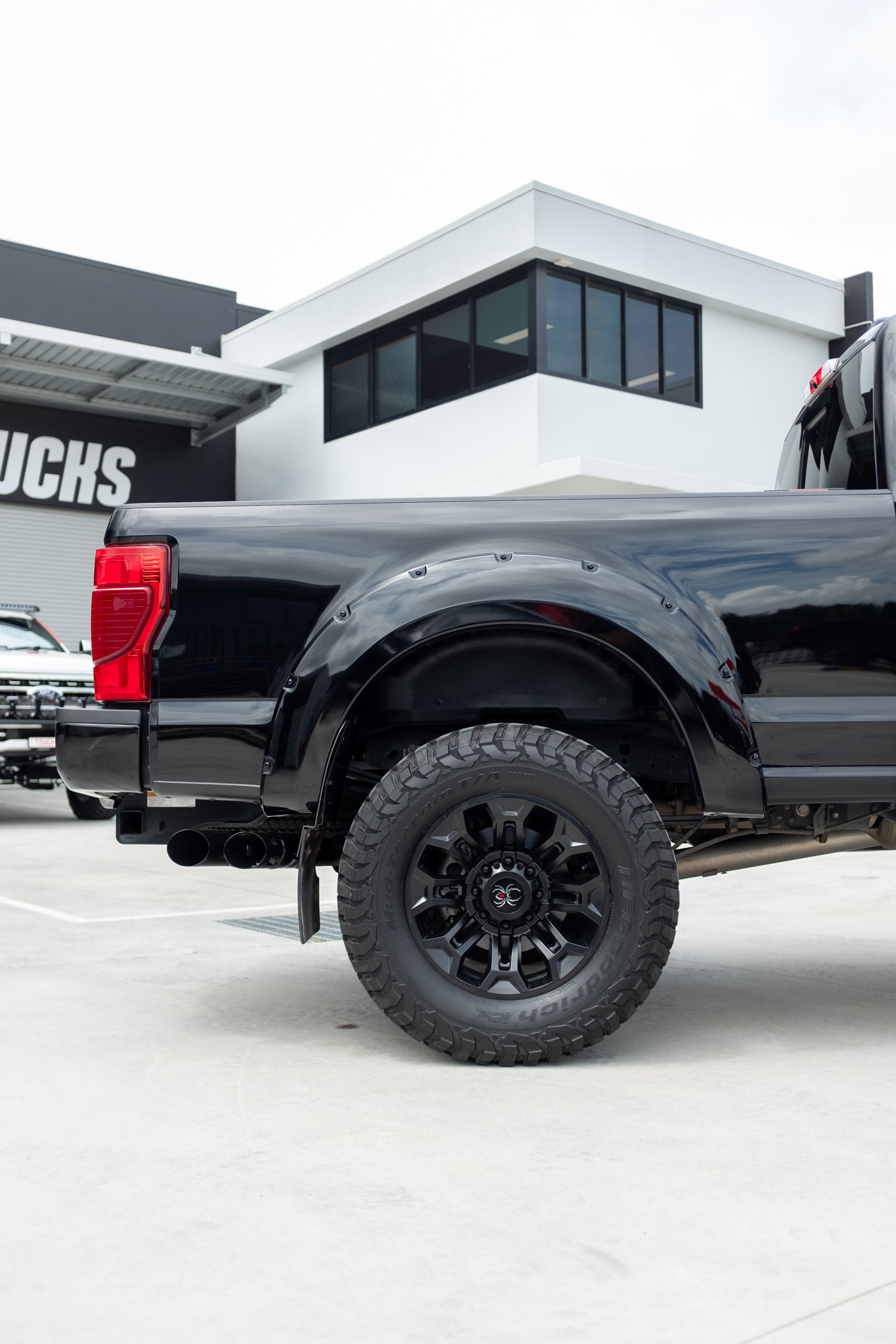 2022 FORD F250 LARIAT 'BLACK WIDOW' by SCA PERFORMANCE (STOCK #1002)