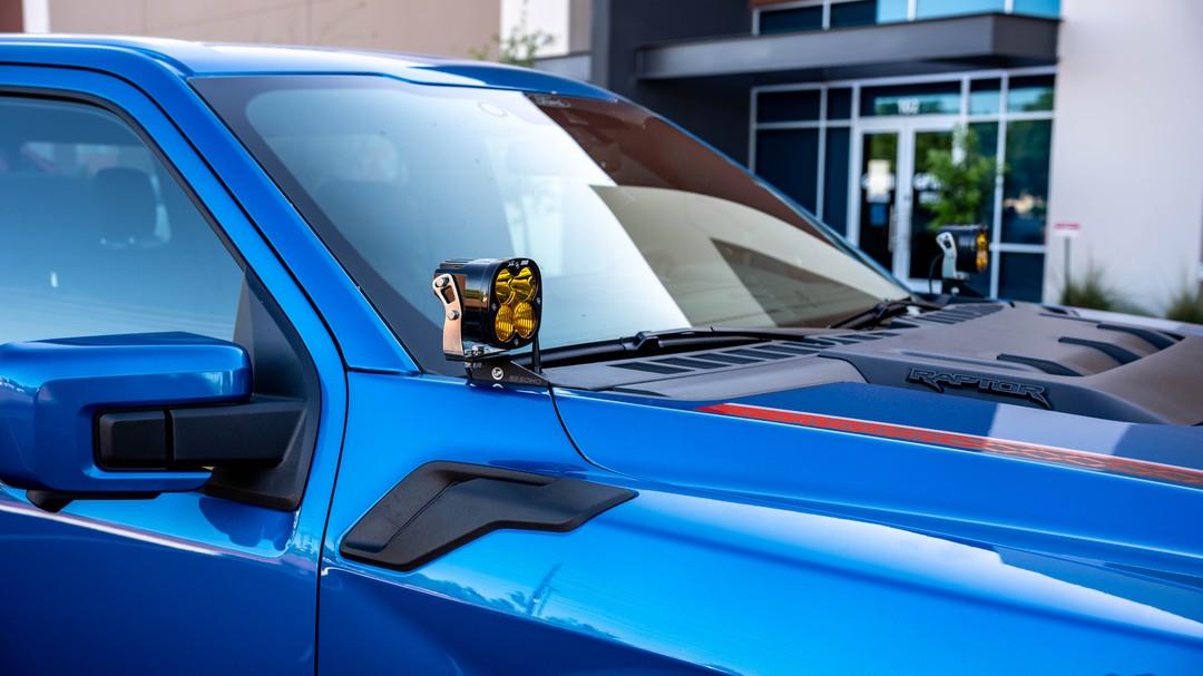 SDHQ 21-23 Ford Raptor SDHQ Built A-Pillar Light Mounts