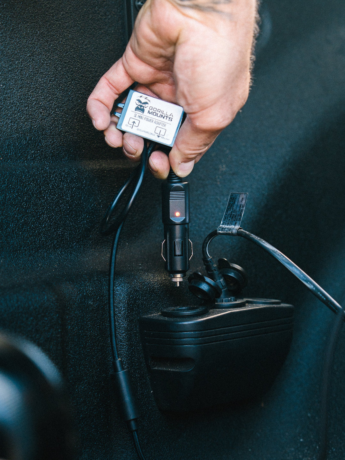 GORILLA MOUNTS 12v–30v Mini Cig Power Adapter