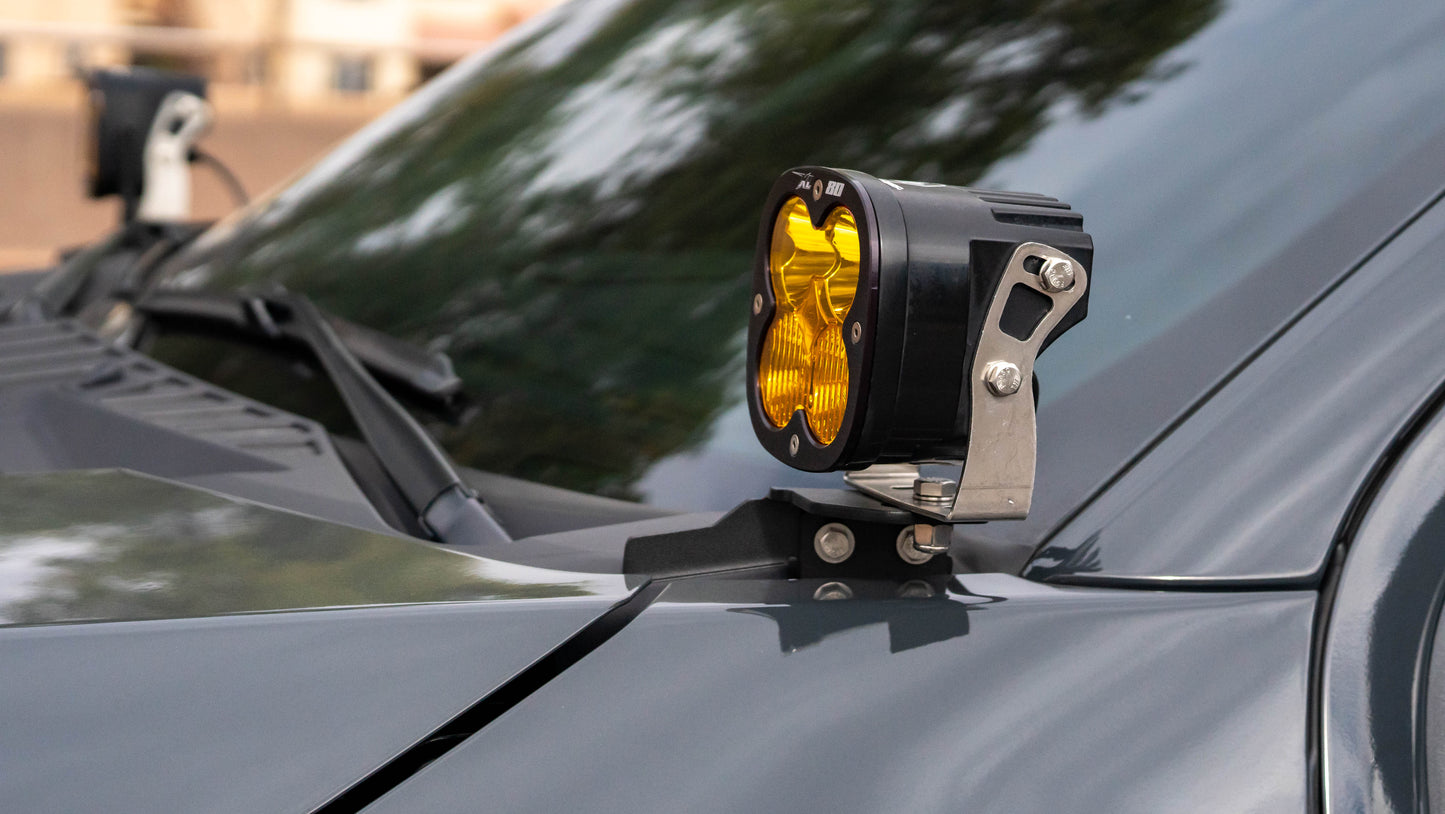 SDHQ 17-22 Ford Super Duty SDHQ Built A-Pillar Light Mounts