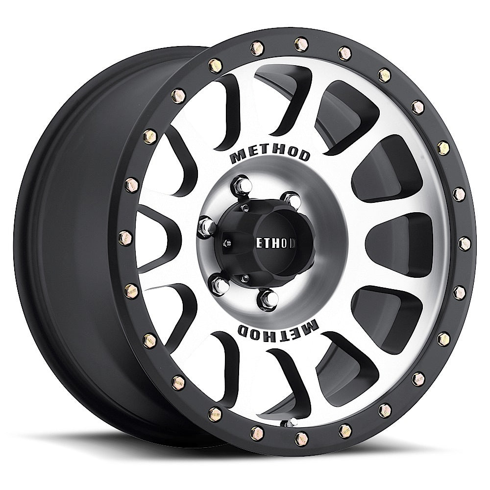 MR305 NV 17x8.5 5x127 0  MACHINED - MATTE BLACK LIP