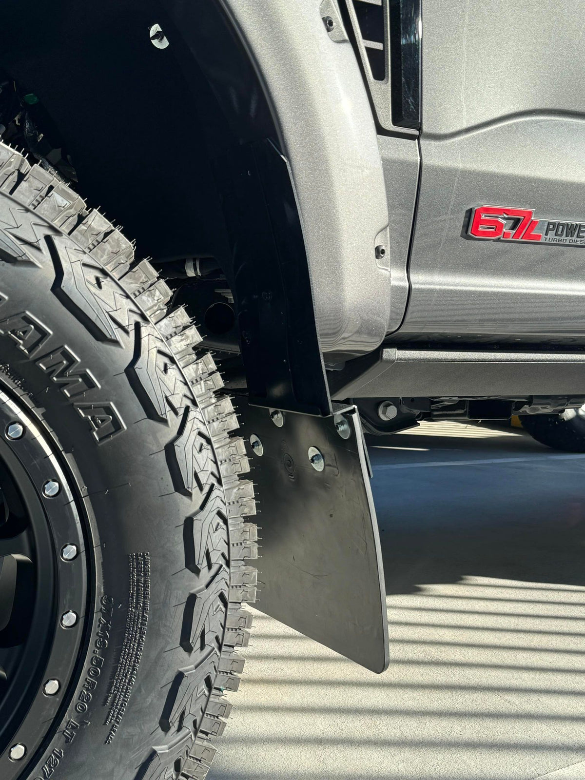 Tough Trucks Kickback Style Mud Flaps Front Pair