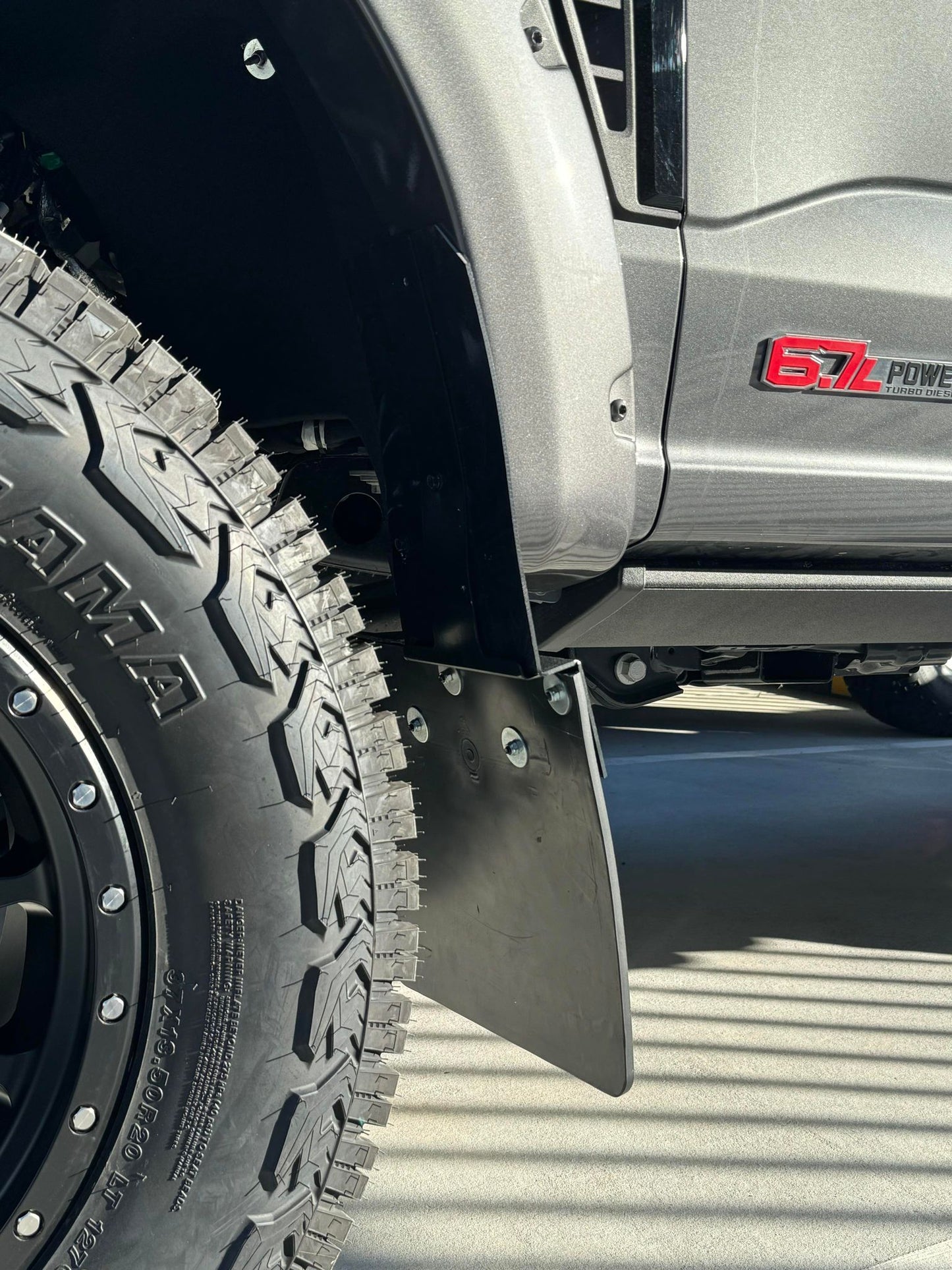 Tough Trucks Kickback Style Mud Flaps Front Pair (F250/F350 20172022