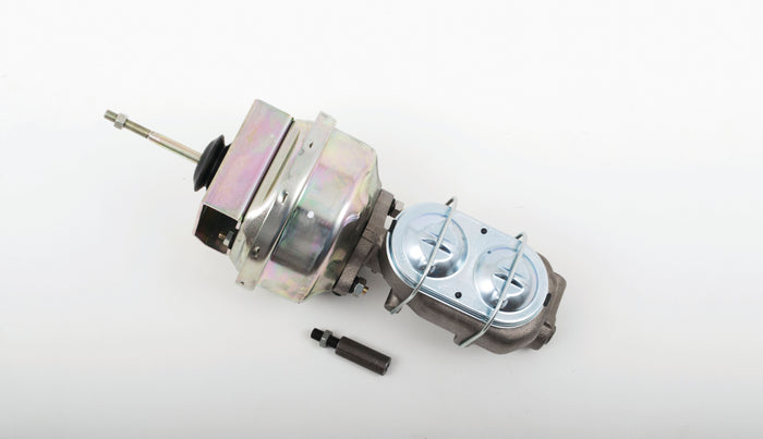 7"6066DRUM 1960-66 C-10, 7" BOOSTER w/ MASTER CYL & BRACKET FOR FRONT DRUM BRAKES - 63178
