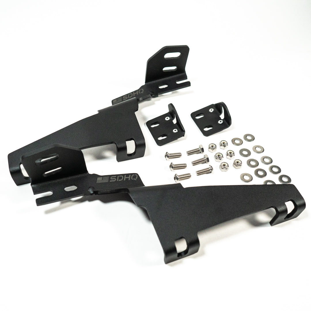 SDHQ 23-24 FORD SUPER DUTY SDHQ BUILT A-PILLAR LIGHT MOUNTS