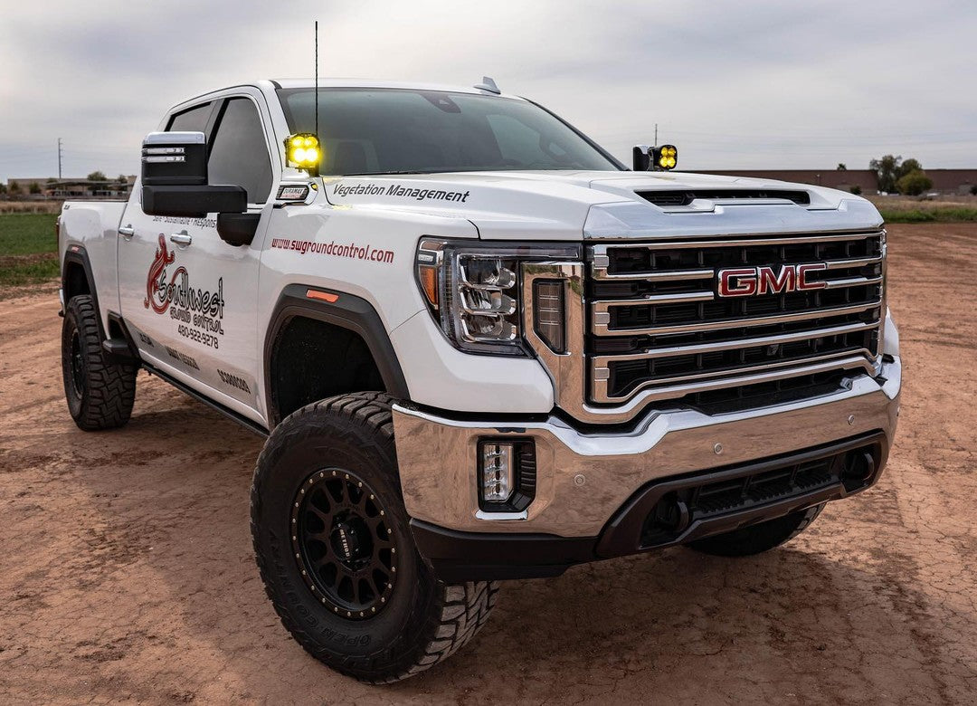 SDHQ 20-24 Chevy/GMC 2500/3500 SDHQ Built A-Pillar Light Mounts