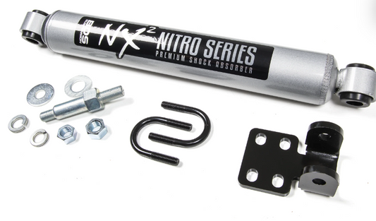BDS Suspension NX2 Steering Stabilizer Shock - Single | Ford F250/F350 Super Duty (17-24) 4WD