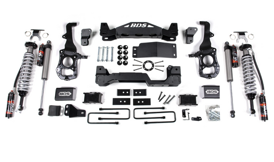 BDS 4 Inch Lift Kit | FOX 2.5 Performance Elite Coil-Over | Ford F150 (21-24) 4WD