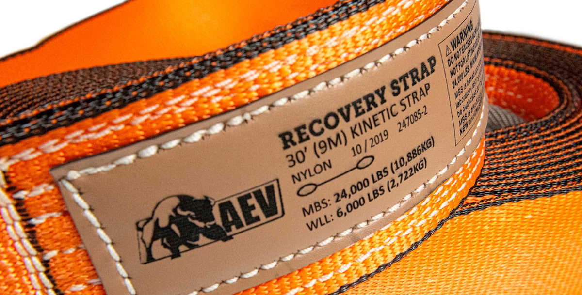 AEV Kinetic Recovery Straps