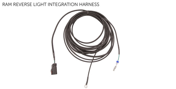 Rear Bumper Auxiliary Reverse Light Integration Harness for 2019+ Ram HD