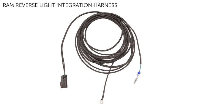 Rear Bumper Auxiliary Reverse Light Integration Harness for 2019+ Ram HD