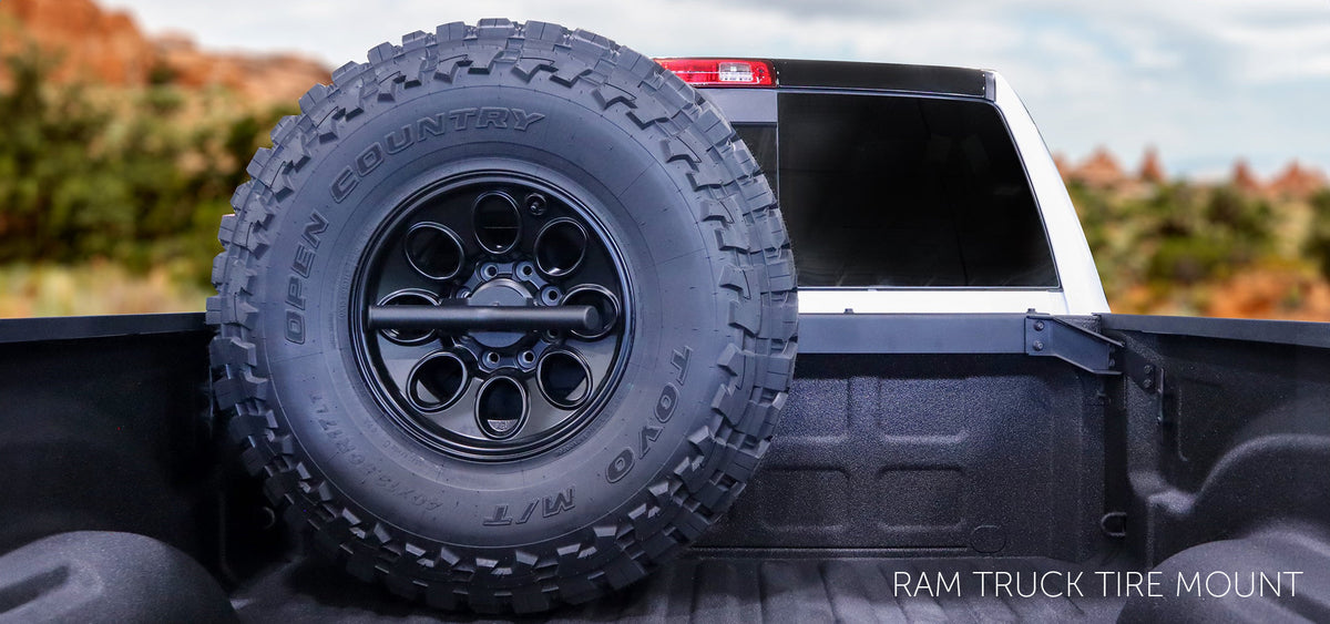AEV Vertical Tire Mount for 2003+ Ram HD