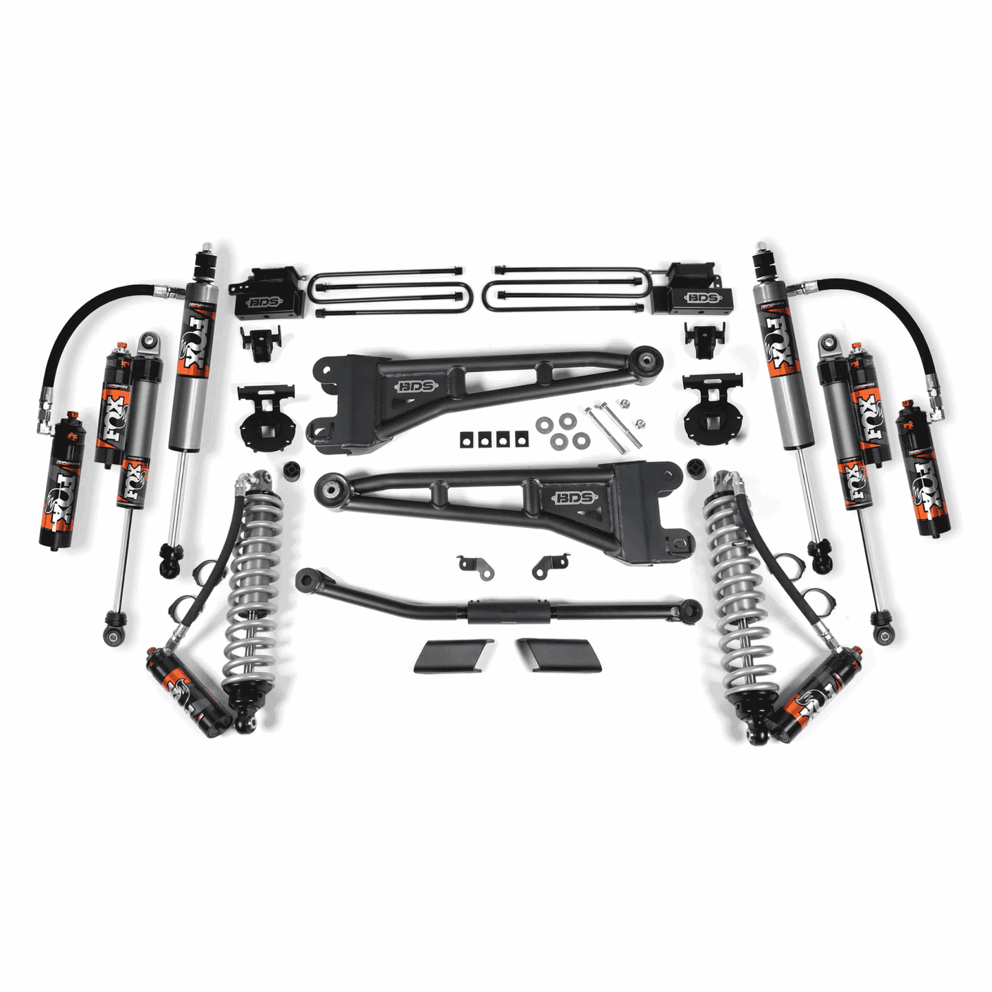 BDS 2.5 Inch Lift Kit W/ Radius Arm | FOX 2.5 Performance Elite Coil-Over Conversion | Ford F450 Super Duty (23-25) 4WD