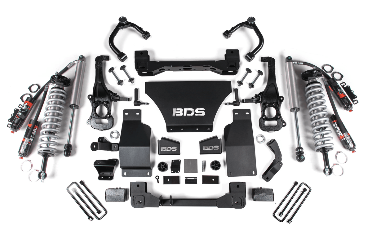BDS 4 Inch Lift Kit | FOX 2.5 Performance Elite Coil-Over | Chevy Silverado 1500