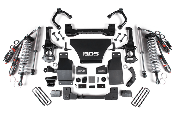 BDS 4 Inch Lift Kit | FOX 2.5 Performance Elite Coil-Over | Chevy Silverado 1500