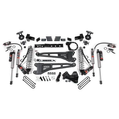 BDS 6 Inch Lift Kit w/ Radius Arm | FOX 2.5 Performance Elite Coil-Over Conversion | Ford F250/F350 Super Duty (17-19) 4WD | Diesel