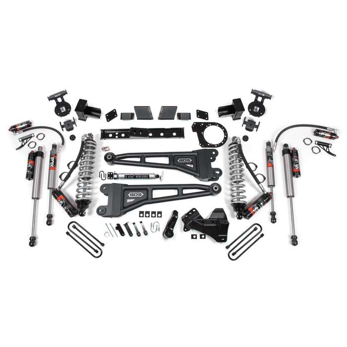 BDS 6 Inch Lift Kit w/ Radius Arm | FOX 2.5 Performance Elite Coil-Over Conversion | Ford F250/F350 Super Duty (17-19) 4WD | Diesel