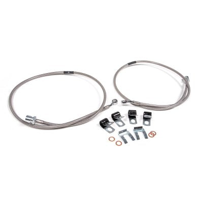 BDS Front Brake Line Set | Stainless Steel | Fits 4-8 Inch Lift | Ram 2500 (14-23) And 3500 (13-23) 4WD