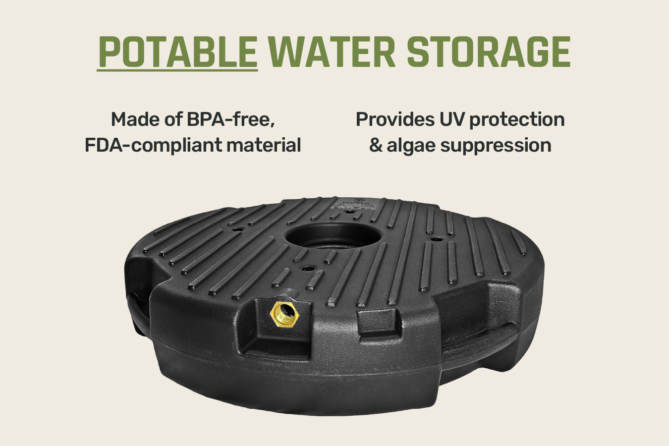 Trail'd 52lt Boondocker Water Tank