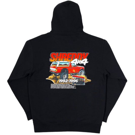 Bronco Hoodie Black (Mens) - Shreddy