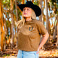 Cowgirl Boxy Tee (Womens) - Shreddy