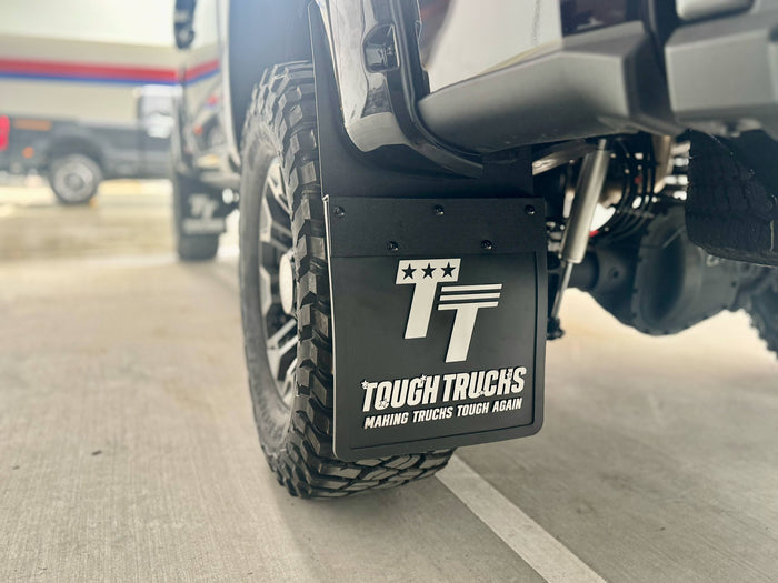 Tough Trucks Kickback Style Mud Flaps Rear Pair