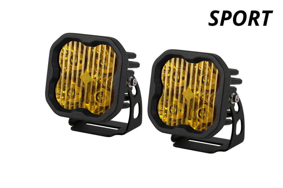 DIODE DYNAMICS SS3 Sport ABL Yellow Flood Standard Pair