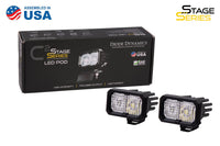 DIODE DYNAMICS C2 1.0 SAE/DOT White Sport LED Pod (pair)