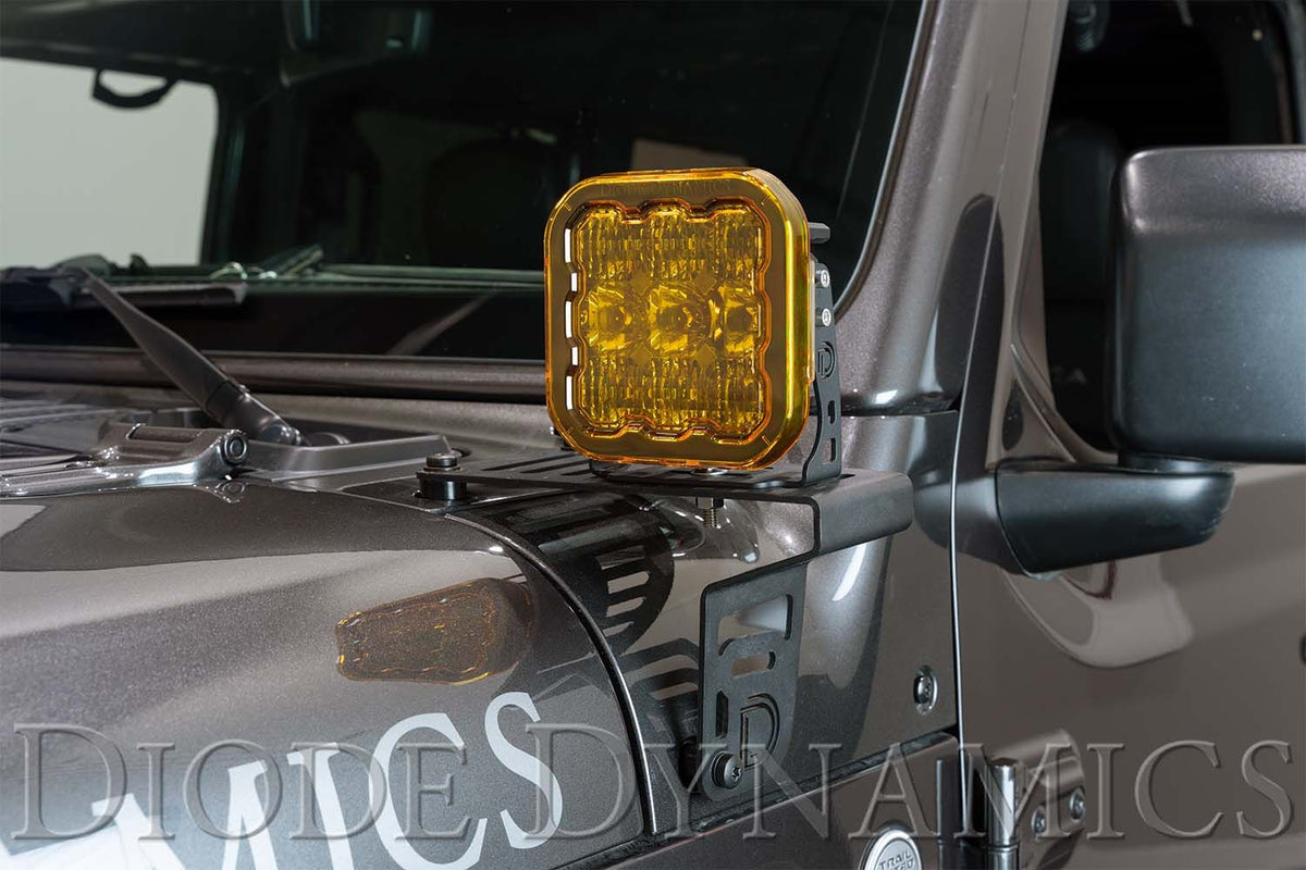 DIODE DYNAMICS SS5 LED Pod Cover Yellow Diode Dynamics