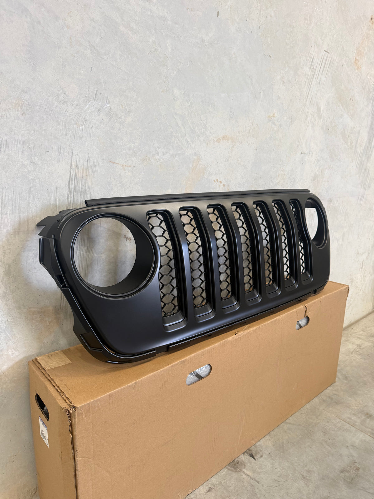 Jeep Gladiator Satin Black Grille OEM Mopar Part