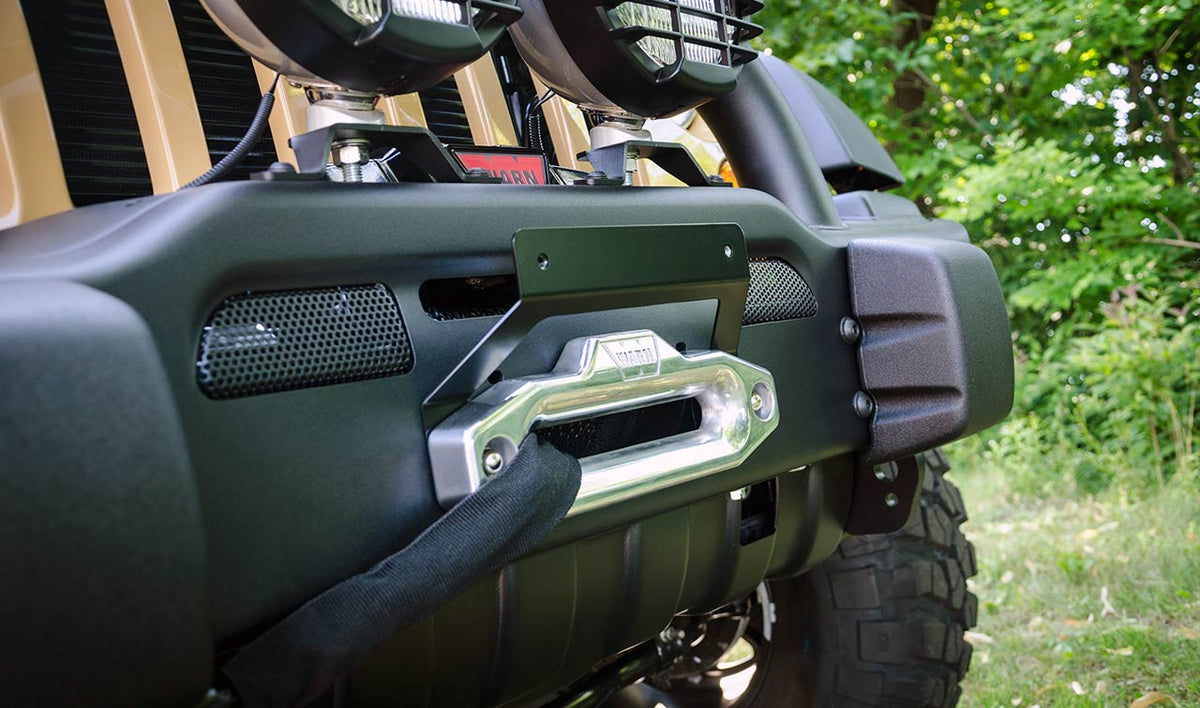AEV Hawse Fairlead License Plate Mounting Kit
