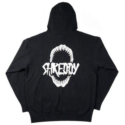 Jaws Hoodie Black (Mens) - Shreddy