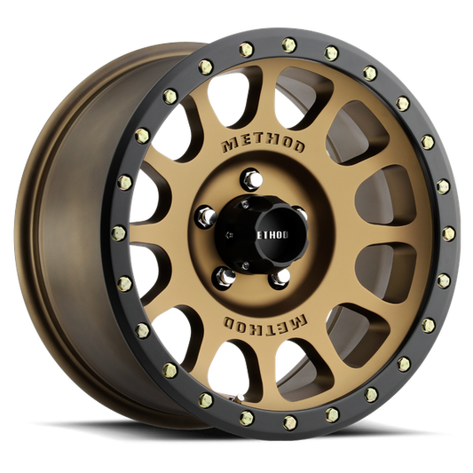 MR305 NV HD 18x9 8x165.1 18  METHOD BRONZE - MATTE BLACK LIP