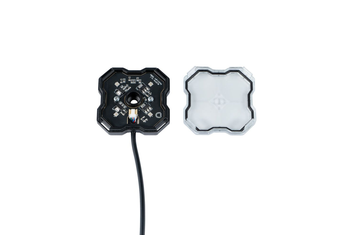 DIODE DYNAMICS RGBW Rock Light Installer Kit w/Controller (4-pack)