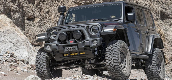 AEV RX Front Bumper for JL Wrangler and JT Gladiator