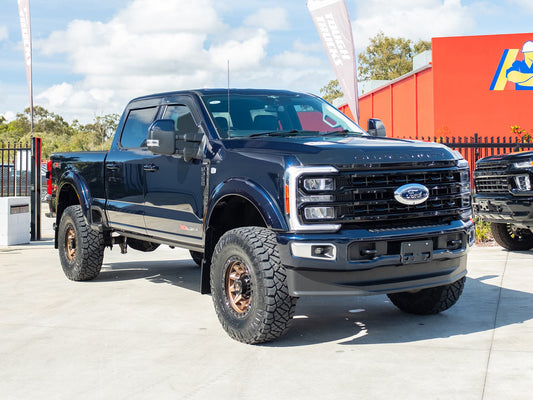 NEW 2023 FORD F350 LARIAT 'SHOP CUSTOM' - ANTIMATTER BLUE (STOCK # 5042)