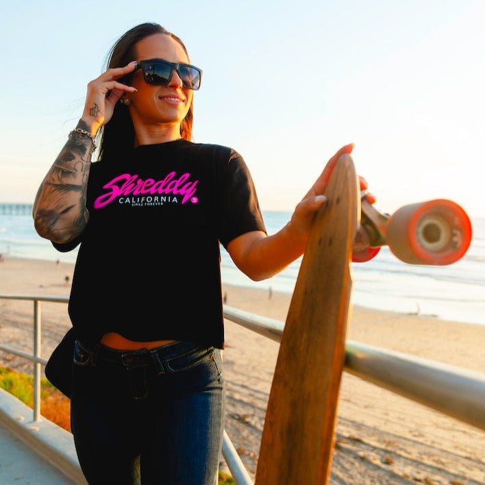 Shreddy Girl Boxy Tee (Womens) - Shreddy