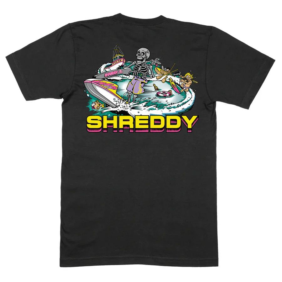 Ski Shirt Black Mens - Premium Cotton Comfort | Shreddy Lyfe – Tough ...