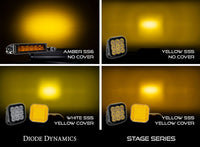 DIODE DYNAMICS SS5 LED Pod Cover Yellow Diode Dynamics