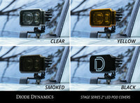 DIODE DYNAMICS Stage Series 2 Inch LED Pod Cover, Black Each