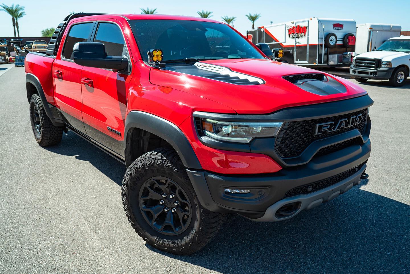 SDHQ 21-23 Ram 1500 TRX SDHQ Built A-Pillar Light Mounts