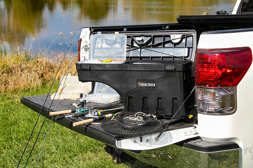 UnderCover SwingCase — Lockable Ute Tray Side Storage Box | Toyota Hilux (2015-2025)