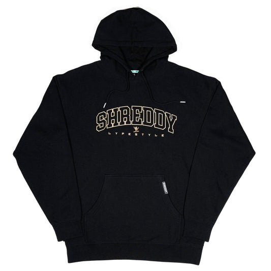 Varsity Hoodie Black (Mens) - Shreddy