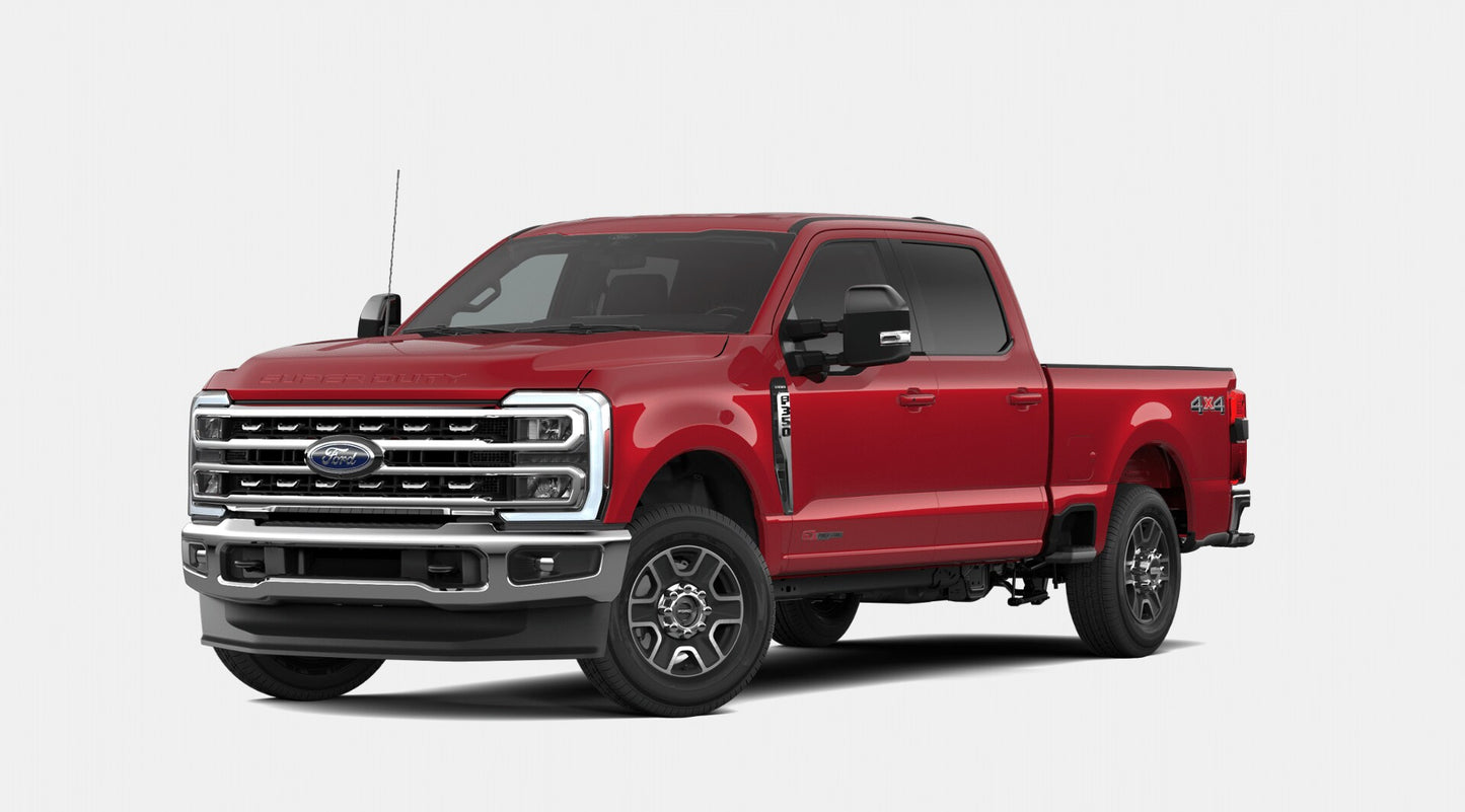 2026 FORD F350 LARIAT - RUBY RED - Chrome Pack