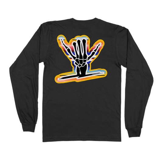 Viva La Shred Long Sleeve Black (Mens) - Shreddy