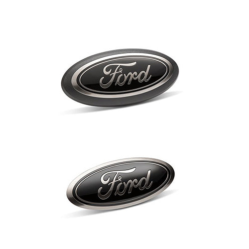 Ford Performance Black Oval Badge Kit Without Grille Camera (Ford Supe ...