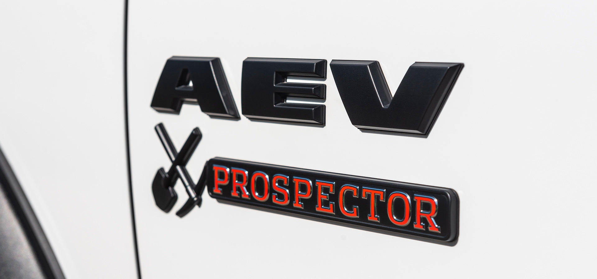 AEV Prospector branding and stance